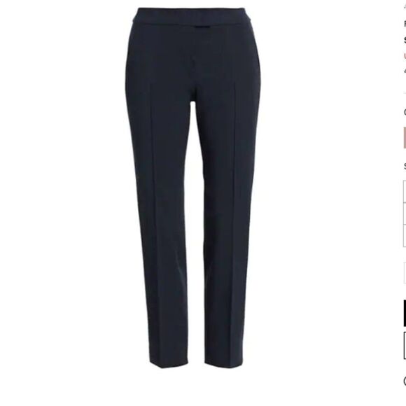 Akris Punto Pants - Akris punto Frankie Cropped Pants Navy